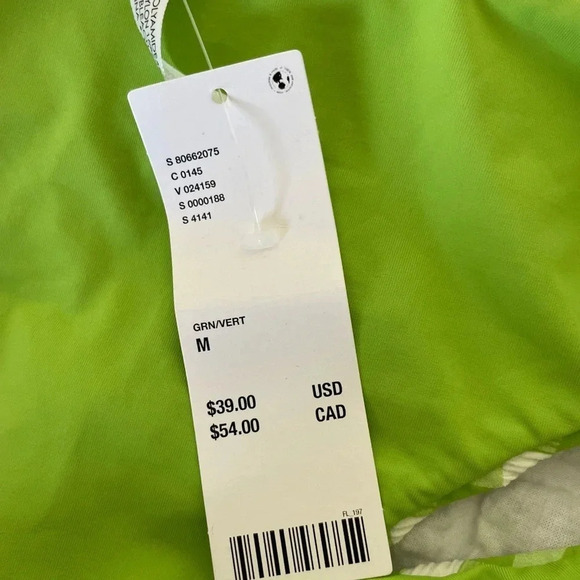 Urban Outfitters green plaid side tie bikini bottom - Picture 3 of 5